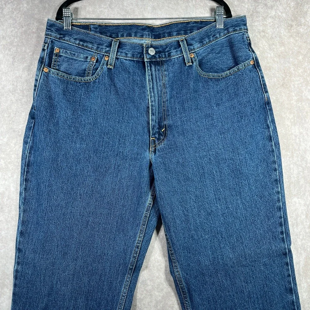 Levi's 550‎ Jeans Mens Size 38X30 Blue Denim Medium Wash Straight Relaxed Fit